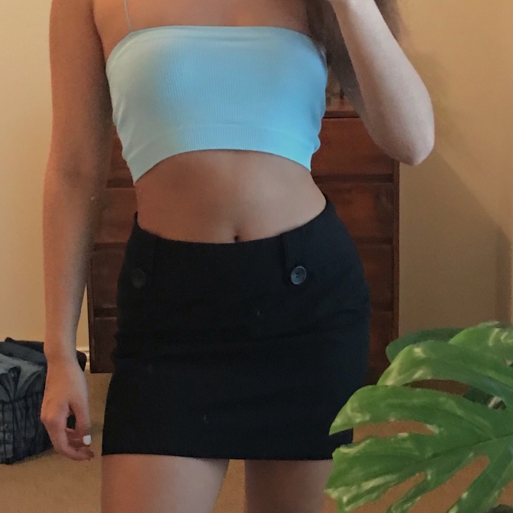 Vintage black mini skirt